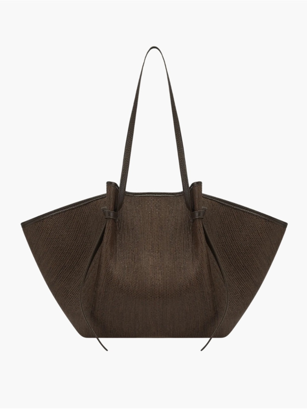 Yuzefi LARGE MOCHI WOVEN RAFFIA NWT